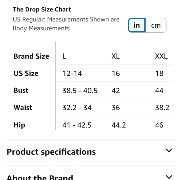 Amazon The Drop | White Strapless Maxi Dress | Size L | NWT - Picture 15 of 16